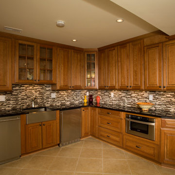 Roman Themed Basement in Chantilly VA