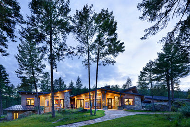 Example of a trendy exterior home design in Other