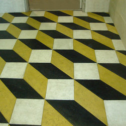 Flooring made from Concrete Tiles - Wall And Floor Tile