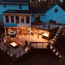 Swim spa outdoor space