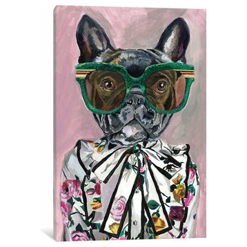 Gucci Frenchie by Heather Perry Canvas Print, 40"x26"x1.5"