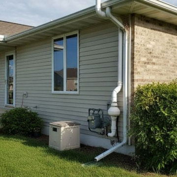 Exterior Radon System on Siding