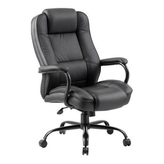 Office Star Mid Back Manager's Chair with Dillon Blue Fabric and Chrome Base