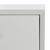 Sabastian Retro Dresser Gray/Silver