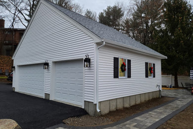 Inspiration for a garage remodel in Boston