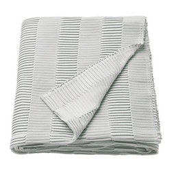 V&Auml;GM&Aring;LLA Plaid, gris clair - Throws