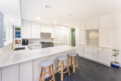 Inspiration for a french country kitchen remodel in DC Metro