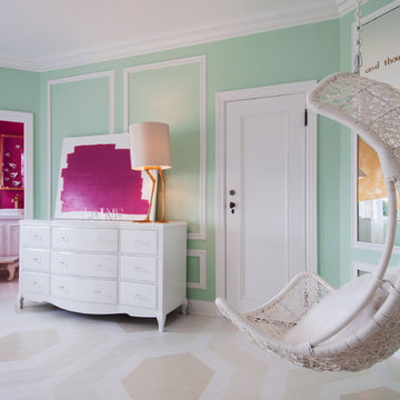 "Heart on Fire" Little Girl's Bedroom and Bath