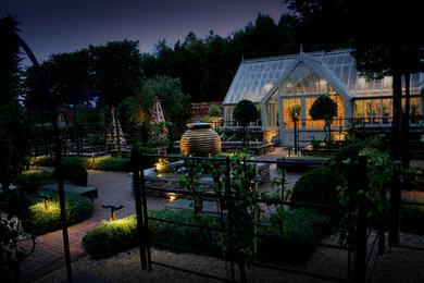 This is an example of a country garden in Surrey.