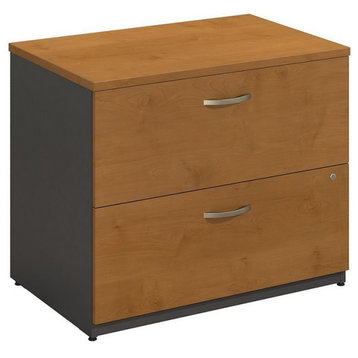 Series C 2 Drawer Lateral File Cabinet in Natural Cherry - Engineered Wood
