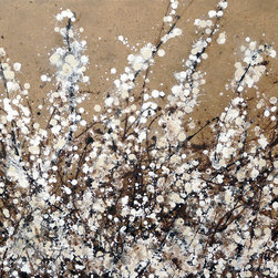 Blossom on Brown - Paintings