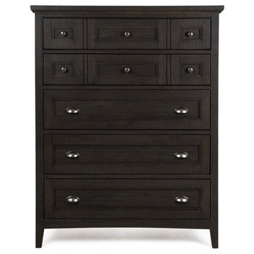 Magnussen Westley Falls Relaxed Traditional Graphite 5 Drawer Chest