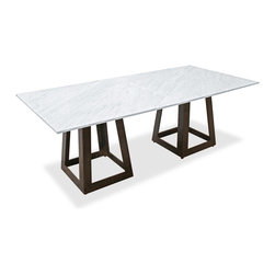 Carrara Marble Table - Dining Tables