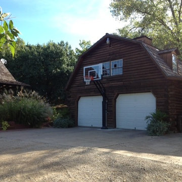 Brett S's Pro Dunk Silver Basketball System on a 40x23 in Salina, KS