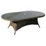 Mayfair Oval Outdoor Dining Table With 10 Dining Armchairs