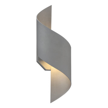 Modern Forms Helix LED Wall Light, Graphite, 6"