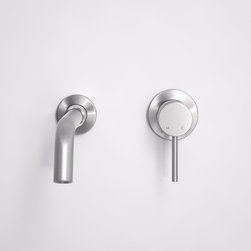 Lusso Luxe Wall Mount Basin Mixer Tap Spout and Valve Brushed Stainless - Products
