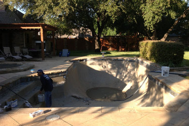 Example of a pool design in Dallas