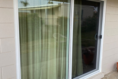 Sliding glass door 8ft  Lowe clear  Retro fit  No grids
