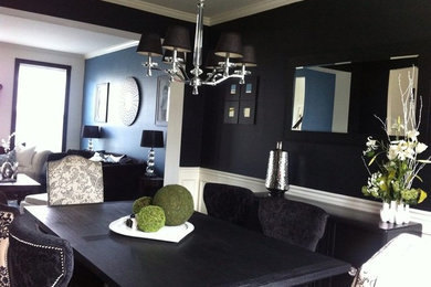Dining room - modern dining room idea in DC Metro
