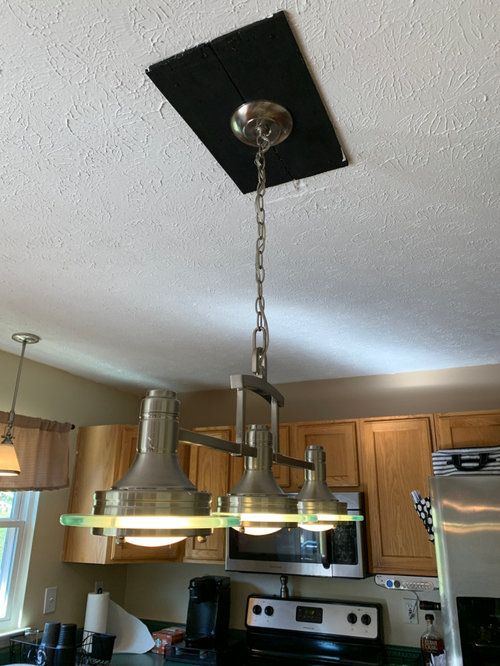 Need To Install Pendant Light But How Do We Fix This - How To Fix Ceiling Pendant Light