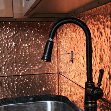 Kitchen Remodel Copper Backsplash