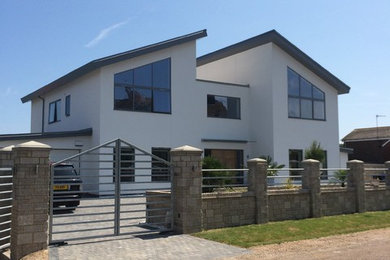 This is an example of a modern house exterior in Kent.