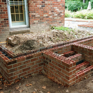 Foundation, Brick Skirt & 2 Sets of Steps