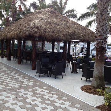 Quail Valley Tiki Bar Area
