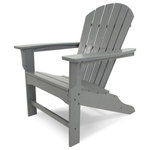 Polywood - Trex Outdoor Furniture Yacht Club Shellback Adirondack Chair, Stepping Stone - Sit back and relax. You deserve a few minutes (or hours) of bliss in the comfortably contoured Trex Outdoor Furniture Yacht Club Adirondack. This carefree chair is what summertime is all about. And since it comes in seven attractive, fade-resistant colors that are designed to coordinate with your Trex deck, you're sure to find one that enhances your outdoor living space. Made in the USA and backed by a 20-year warranty, this durable chair is constructed of solid, eco-friendly, HDPE recycled lumber. It's easy to maintain and keep looking like new because it's resistant to weather, food and beverage stains, and environmental stresses. And although it resembles real wood, it won't rot, crack or splinter and you'll never have to paint or stain it.