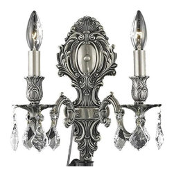 Elegant Lighting - Elegant Lighting Monarch 9602W10PW/EC Wall Sconce - Wall Sconces