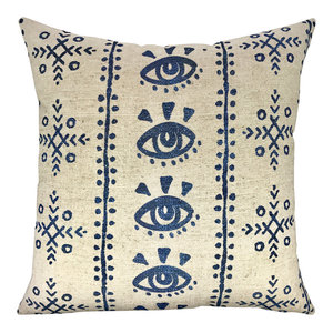 Island Shibori Pillow Mediterranean Decorative Pillows By Thewatsonshop