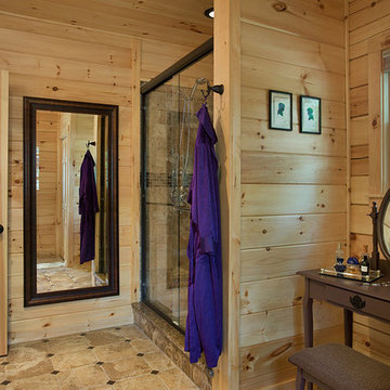 Log Homes & Cabins - Coventry Log Homes - Custom Craftsman #3