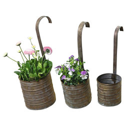 Farmhouse Outdoor Pots And Planters by Home Garden Collections