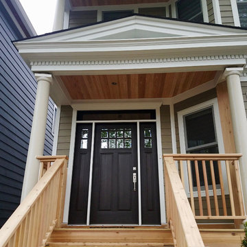 Chicago, IL 60618 James Hardie Siding Woodstock Brown Full Exterior Remodel
