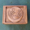 Novica Handmade Moon Lady Wood Decorative Box