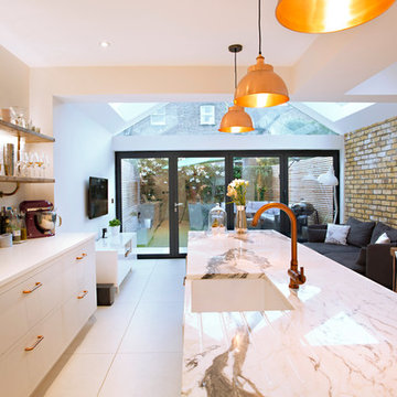 Silky Cream Gable Roof Extension - Tooting