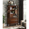 Lexicon Frazier Park Wood Bookcase in Brown Cherry