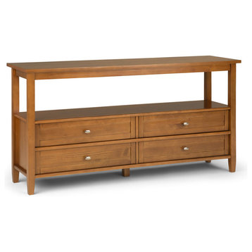 Warm Shaker Wide Console Sofa Table