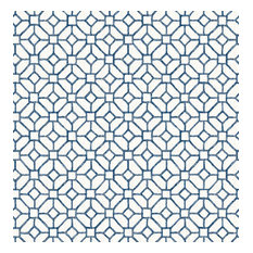 50 Most Por Midcentury Modern Vinyl Wallpaper For 2018 Houzz American Wallpaper Design Modern Geometric Blue Bolt