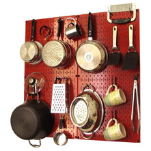 Contemporary  by Wall Pegboard