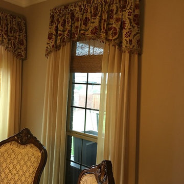 Decorators Delight - Valances with Sheer Panels