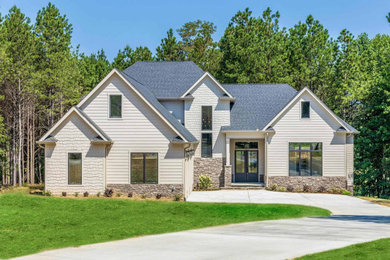 Rustic exterior home idea in Other