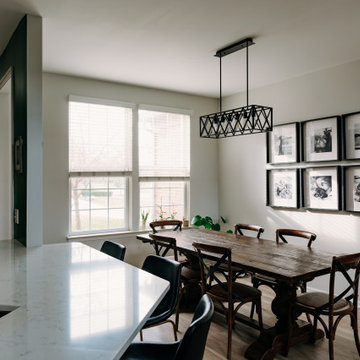 Black and Hickory Transitional Kitchen