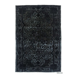 Hand Carved Over-Dyed Rug - Area Rugs