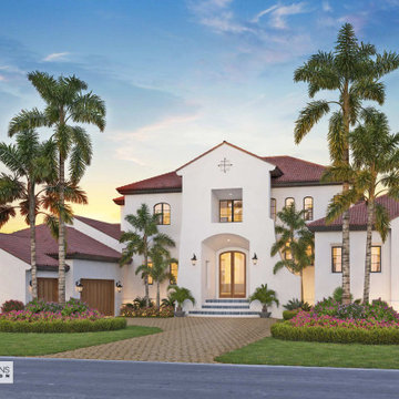 Cape Coral, FL - Contemporary Mission Style Villa