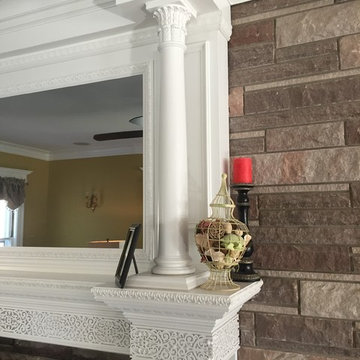 Victorian Fireplace surround with Hidden TV
