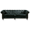 Birmingham Sofa Onyx Black Leather
