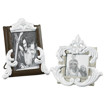 Elk Home Picture Frames, Set of 2, Bronze/Richland Grey/White