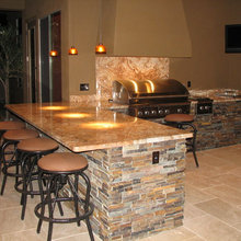 outdoor kitchen